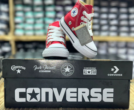 Bota converse NIÑO clásica roja