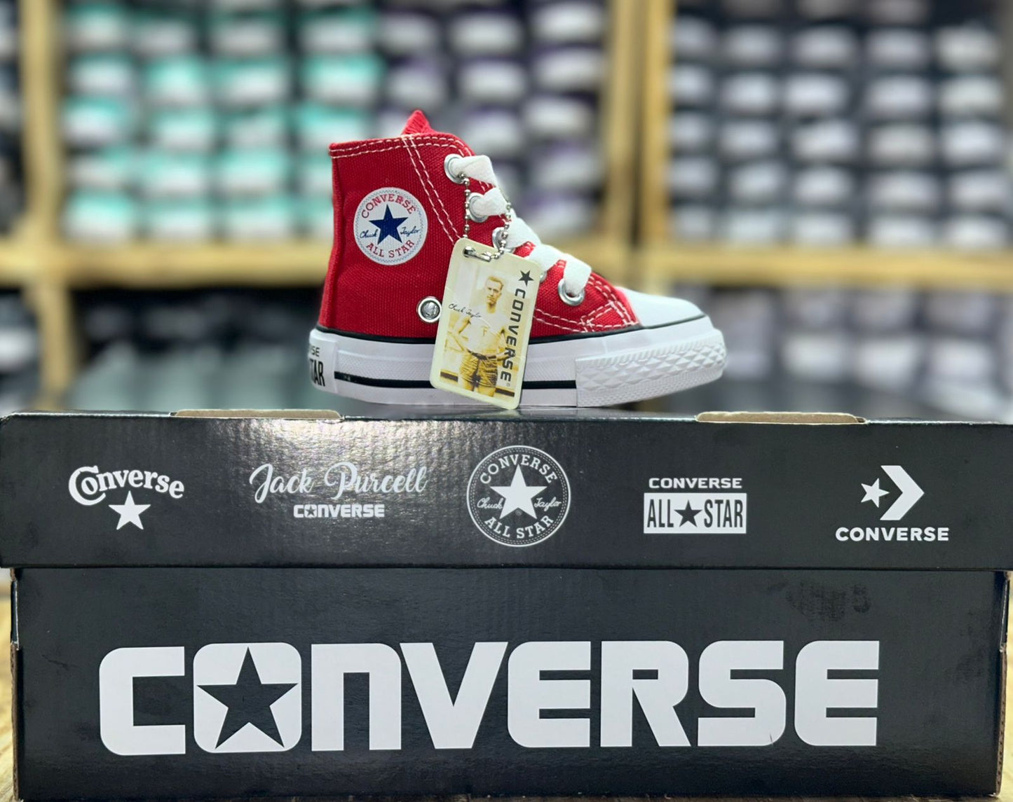 Bota converse NIÑO clásica roja