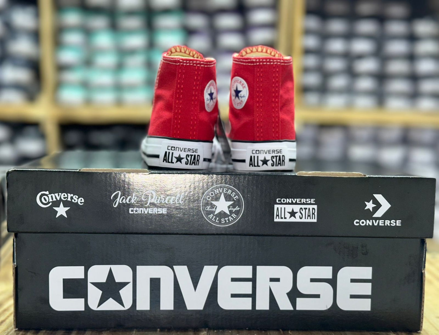 Bota converse NIÑO clásica roja
