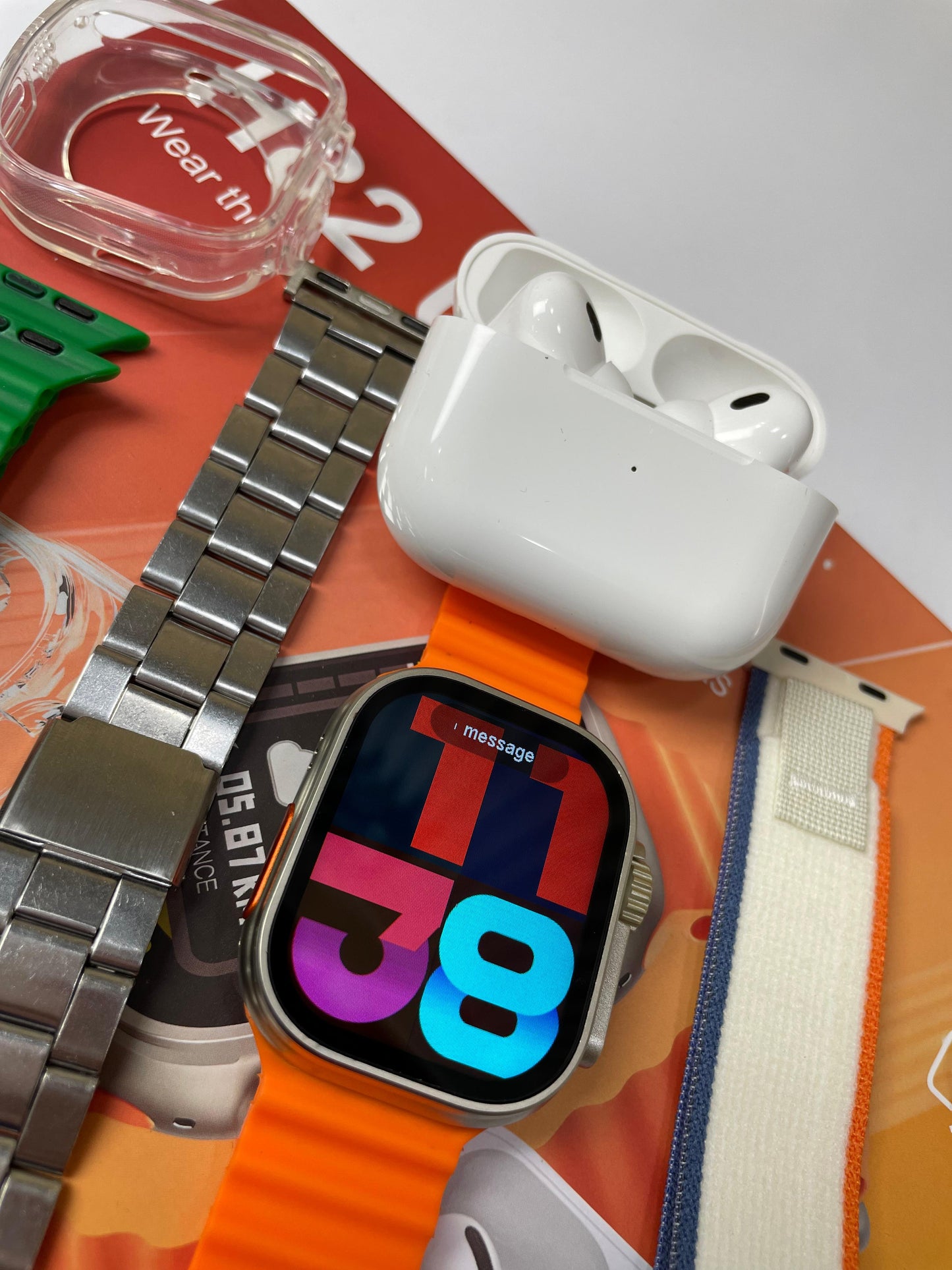 Combo Smartwatch H82 Ultra 49mm