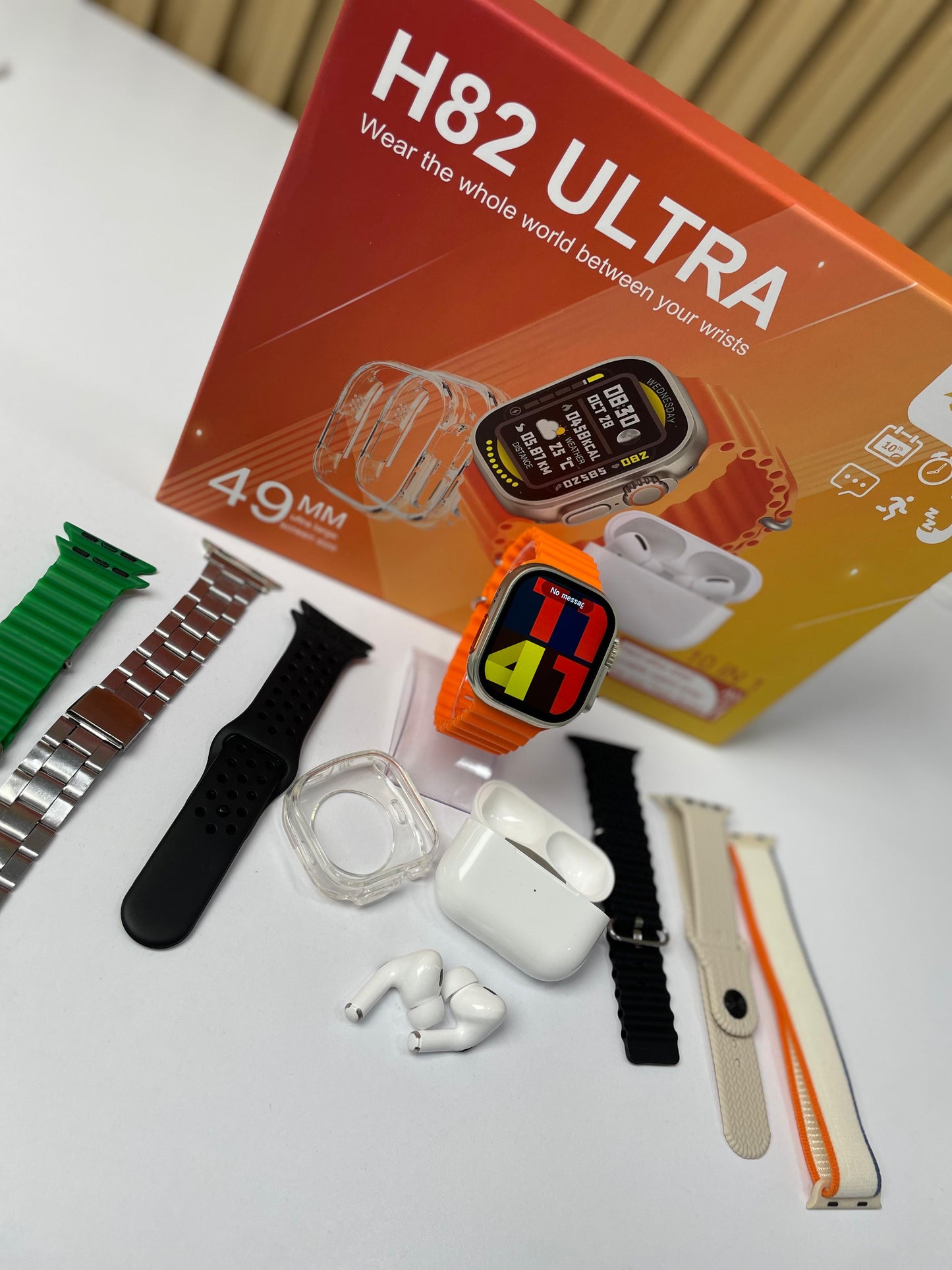 Combo Smartwatch H82 Ultra 49mm